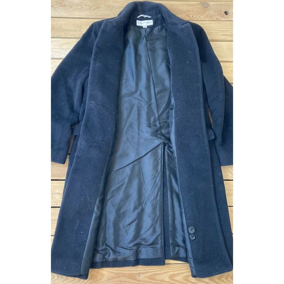 ALBERT NIPON Women's Button Up Wool Peacoat Size 8 - Picture 3 of 10